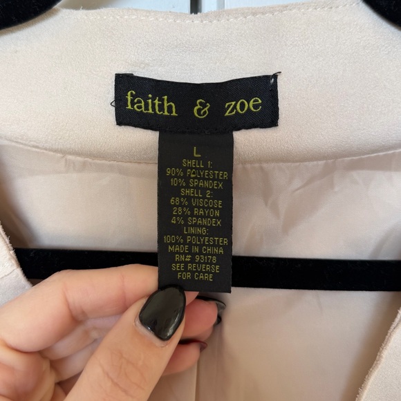 Faith & Zoe Cropped Fringe Faux Suede Western Jacket - Picture 8 of 8